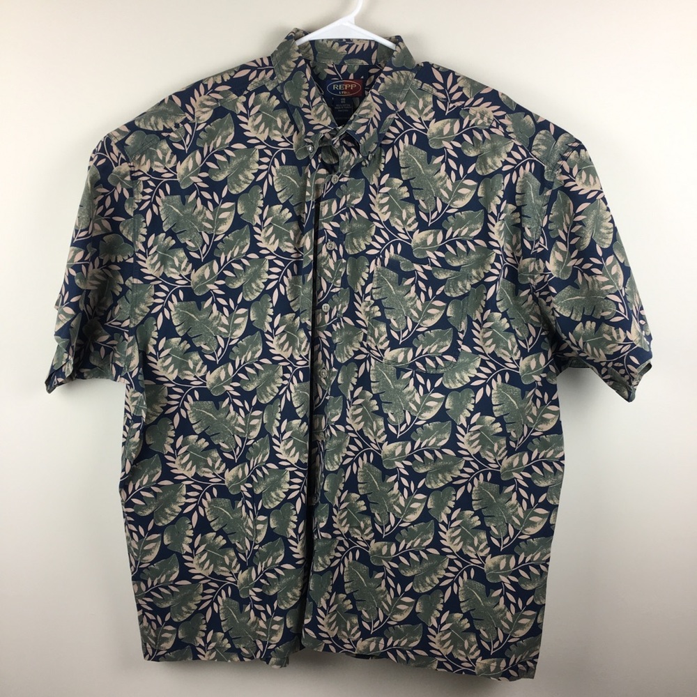 Mens Repp LTD 4XB Floral Camp Shirt